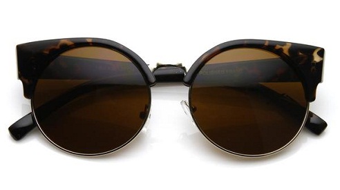 Vintage indie kerek macskaszemű napszemüveg
