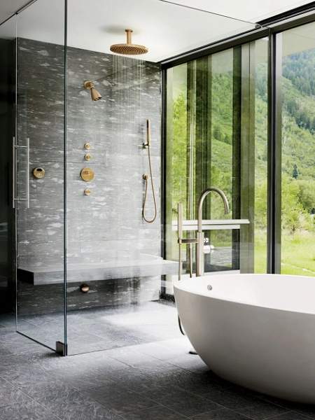 Luxus fürdőszoba zuhanyzó