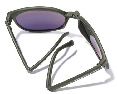 Vintage polariserede foldbare solbriller til mænd