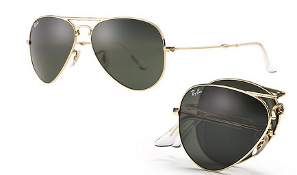 Ray Ban Aviator foldbare solbriller til mænd