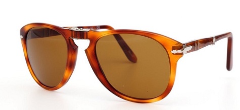 Krystalbrune linse foldbare solbriller til mænd
