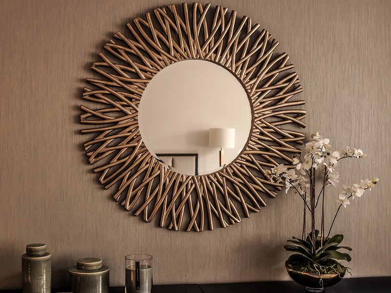 Smukke dekorative spejl designs