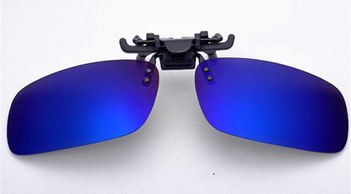 Mænds polariserede flip -up solbriller