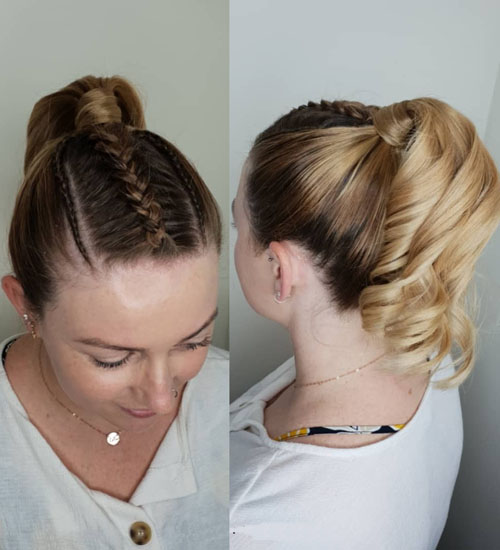 Top Braid Greasy Hestehale Idé