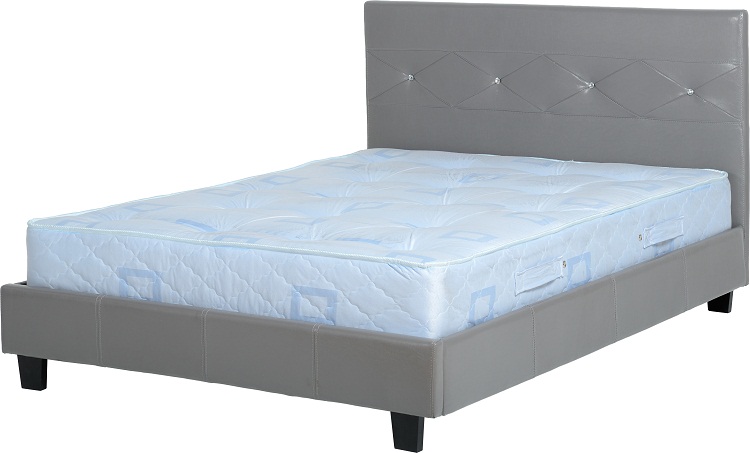 Læder King Bed