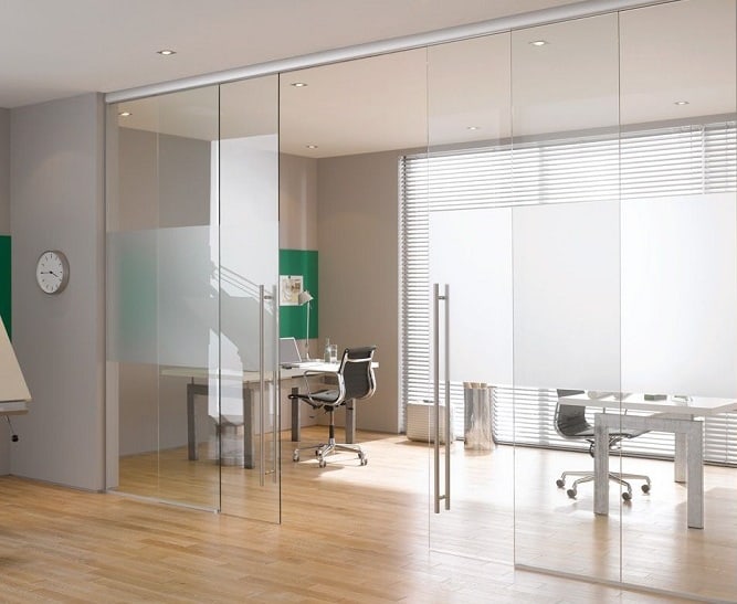 Kontordørglasdesign