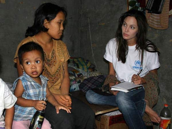 Angelina Jolie uden makeup