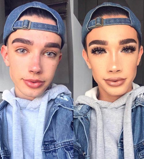 James Charles smink nélkül