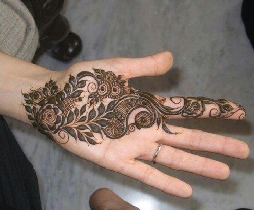 Kortárs arab Mehndi stílus