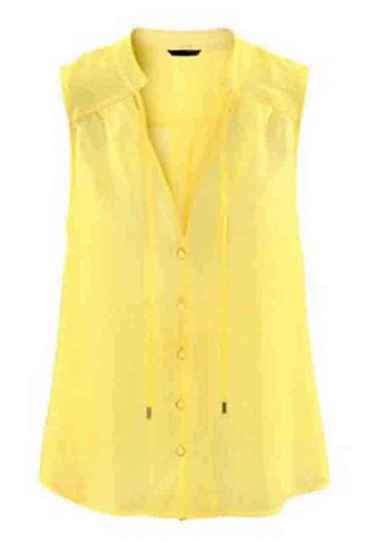 Chiffon Button -down skjorter til piger