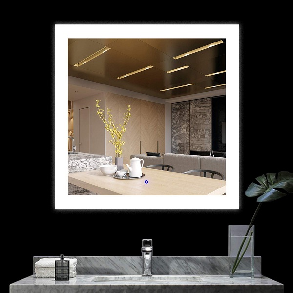 Moderne firkantede spejl designs