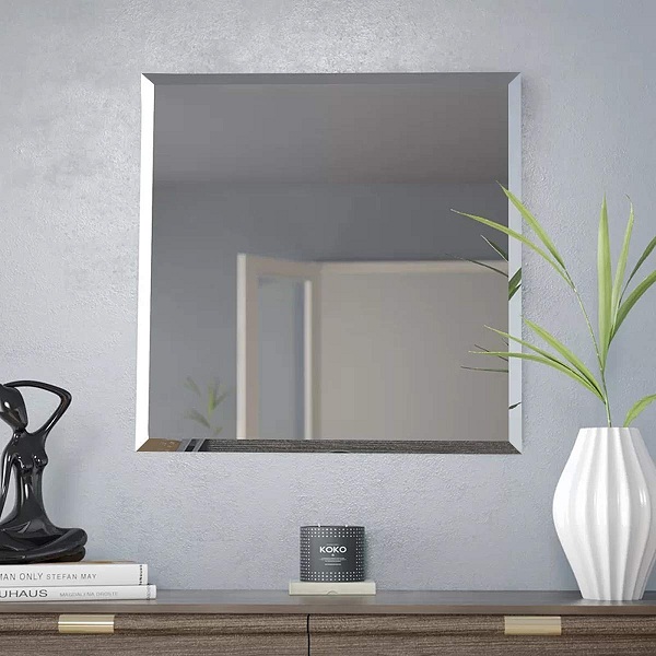 Enkle firkantede spejl designs