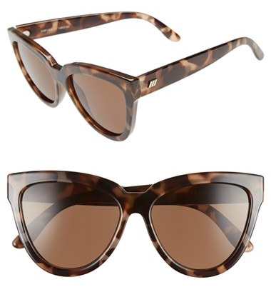 Wide Frame Mirrored Sunglass til kvinder: