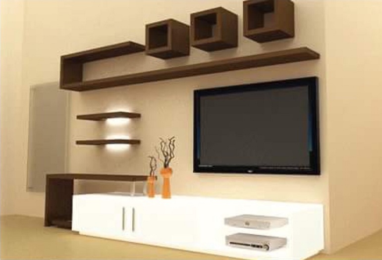 moderne tv -udstillingsdesign