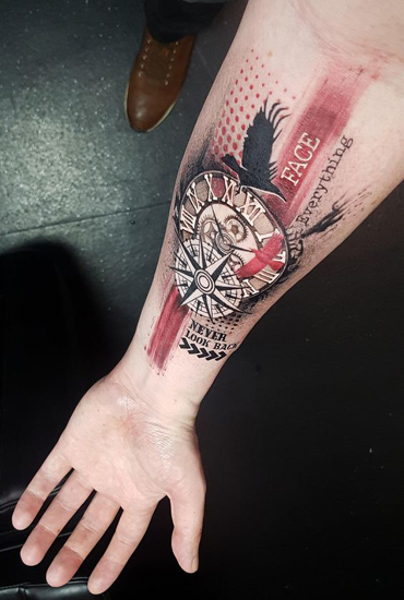Papirkurv Polka Tatoveringer 2