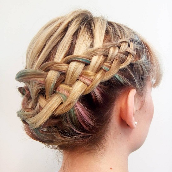 Rainbow Hair Braid
