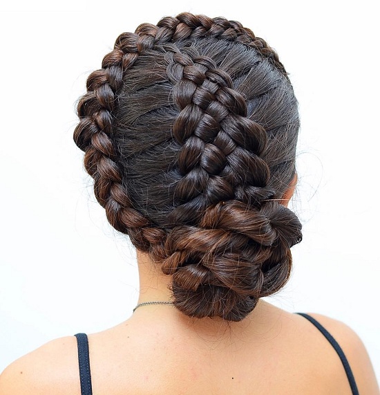 5 Strand Rope Braid Hairdo