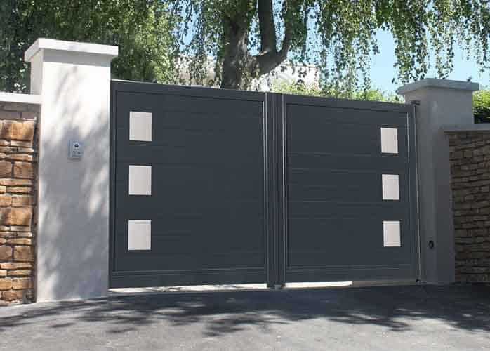 Aluminium frontporte