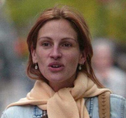 Julia Roberts uden makeup 3