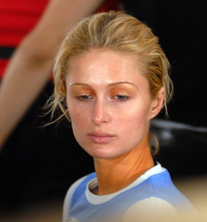 Paris Hilton uden makeup