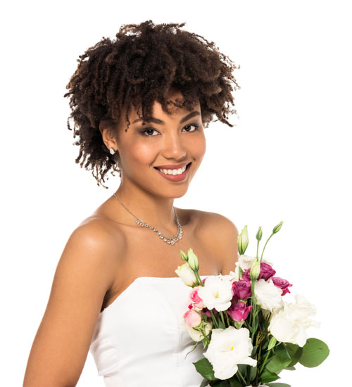 Afroamerikansk bryllup frisurer fletninger