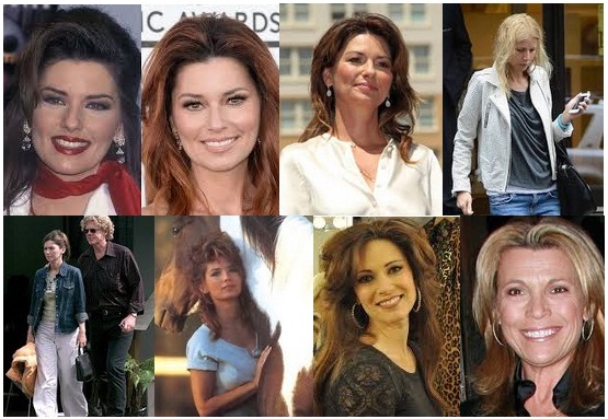 Shania Twain smink nélkül