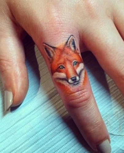 Unikke Fox Head Tattoo Designs