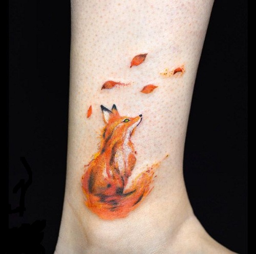 Stilfulde Fox Tattoo Designs