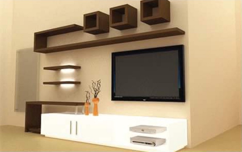 Moderne vægmonteringsdesign