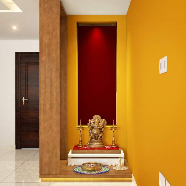 træ pooja mandir designs