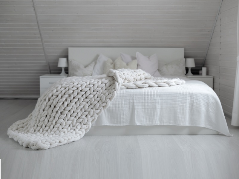 Design af hvide senge