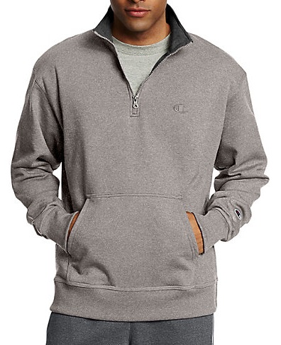 Halv lynlås mænds fitness sweatshirt