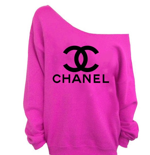 Hot pink sweatshirt til kvinder