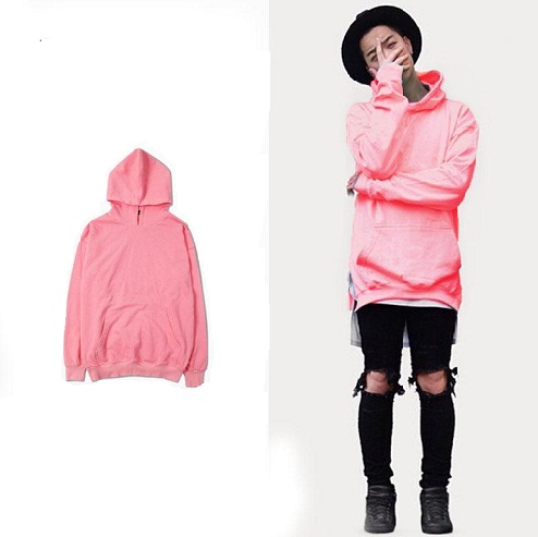 Hoodie Style Herre pink sweatshirt