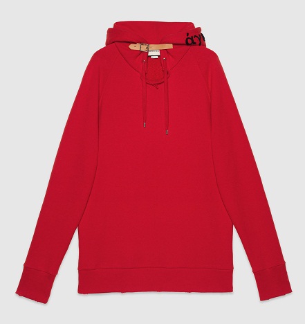 Almindelig rød herre sweatshirt