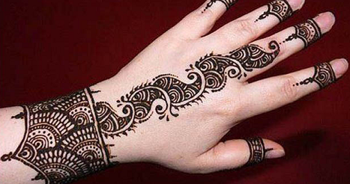 Easy Teej Special S Shape Mehndi Design