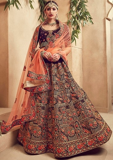 Lilla brude Lehenga