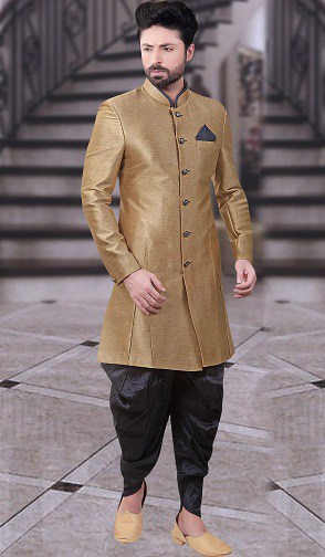 Indowestern Sherwani Med Dhoti