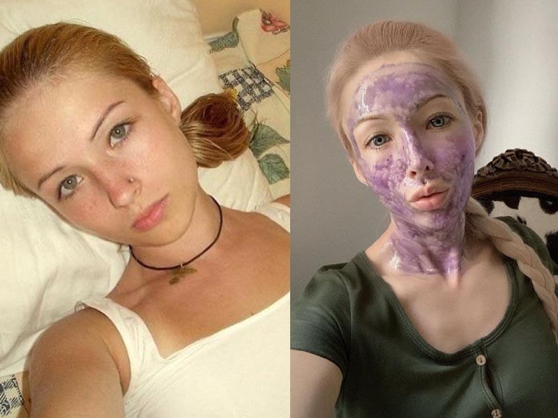 Valeria Lukyanova Ingen makeup