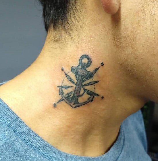 Horgony tetoválás tervezés