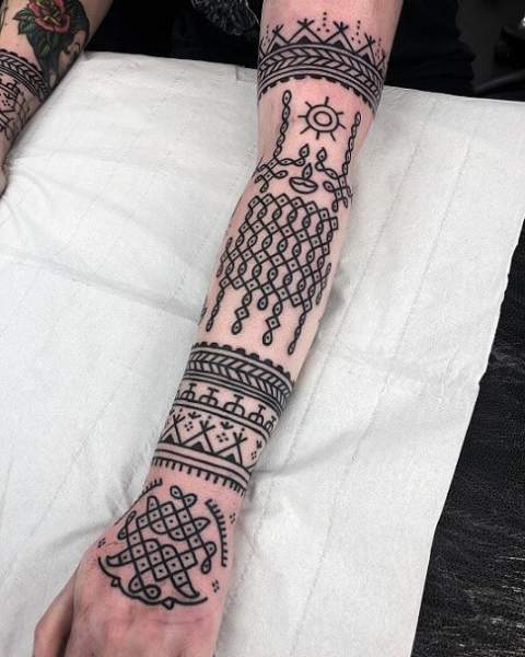 Tribal tatoveringsdesign