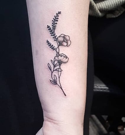 A legjobb virágos tetoválás
