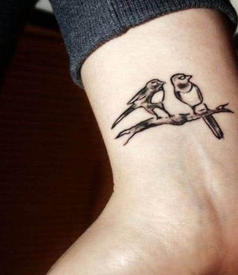 Fugle tatoveringsdesign