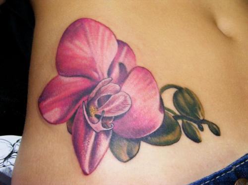 Orchids tatoveringsdesign