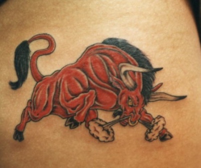 Taurus tatoveringsdesign
