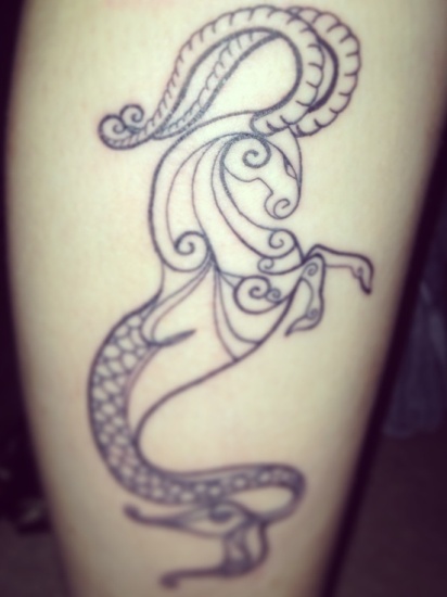 Stenbukken Tattoo Design