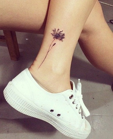 Ankel tatovering Design