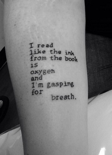 Positive citater Lettering Tattoo