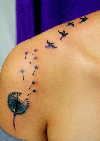 Flyvende fugle tatoveringer