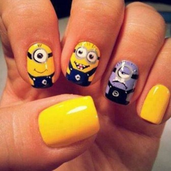 Despicable Me Nail Designs: